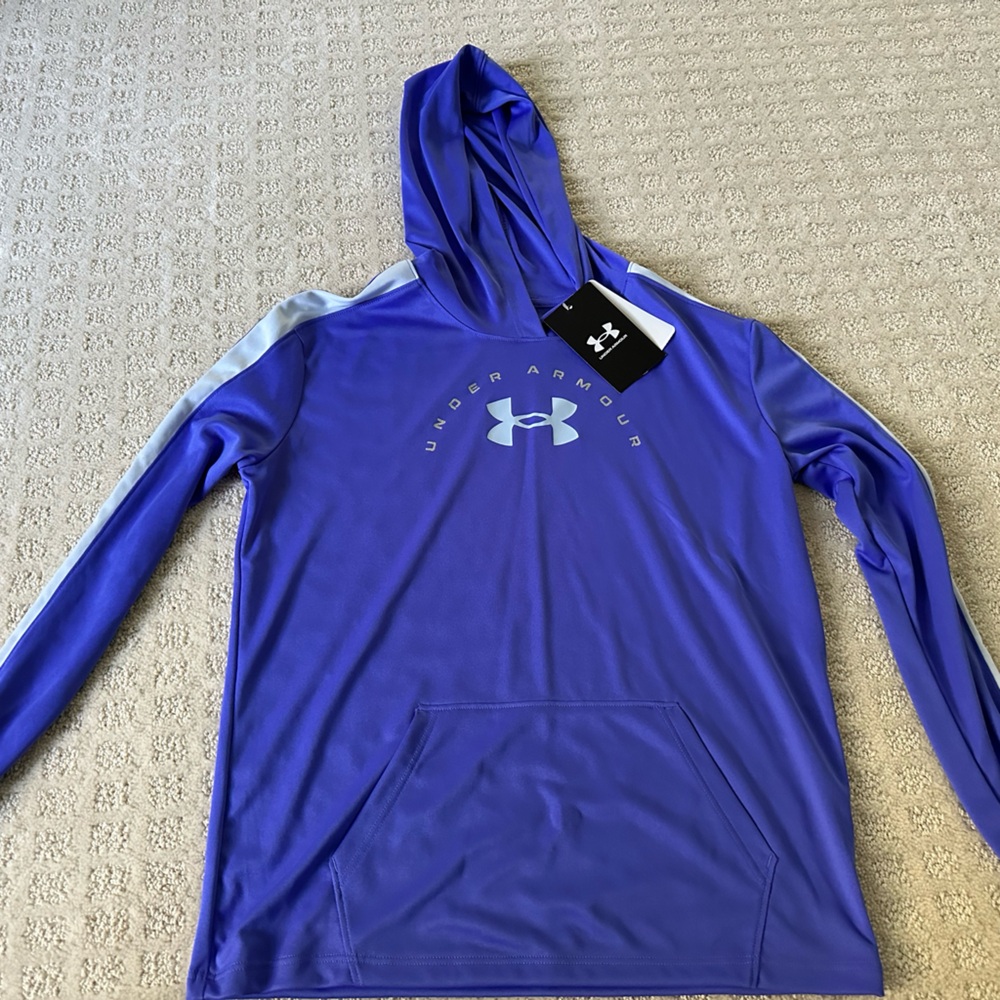 NEW Under Armour Girls Lightweight Hoodie Size Youth Medium